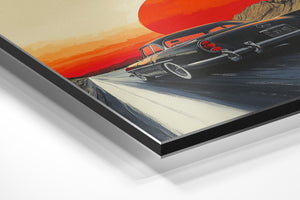 Classic Car Sunset