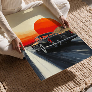 Classic Car Sunset