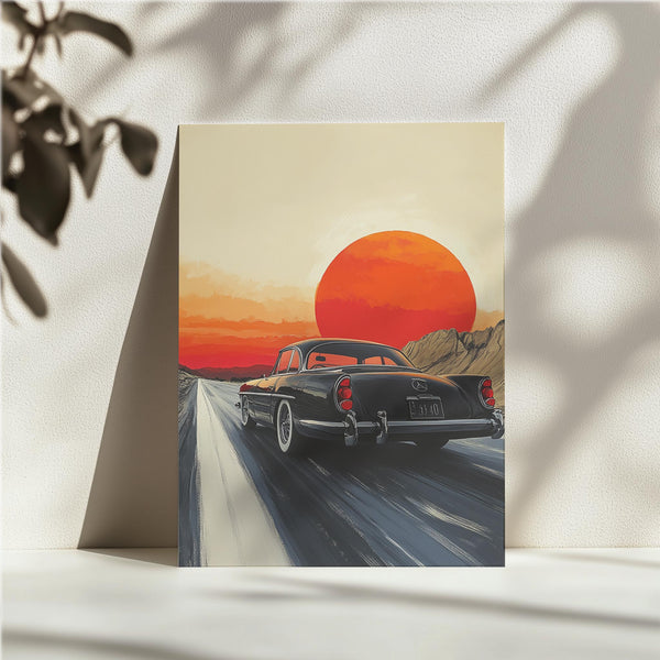 Classic Car Sunset