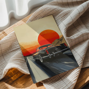 Classic Car Sunset