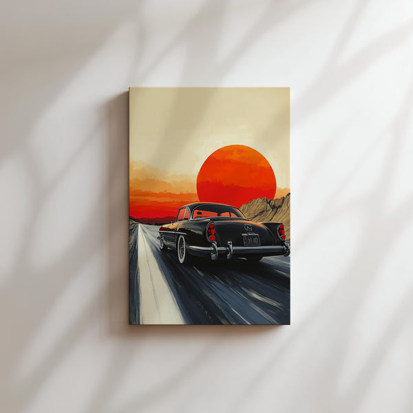 Classic Car Sunset