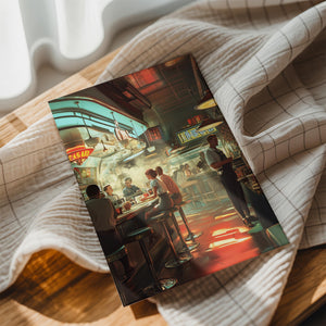Retro Diner Scene