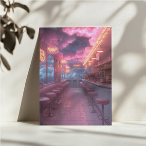 Pink Neon Dreamscape