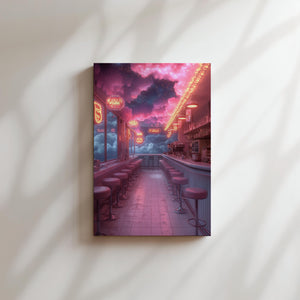 Pink Neon Dreamscape