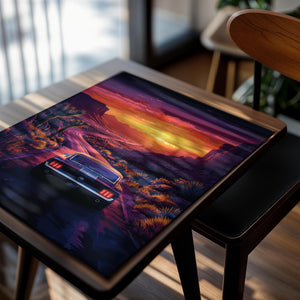 Mustang at Desert Sunset