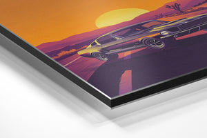 Vintage Mustang Roadscape