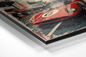 Red Racer in the City