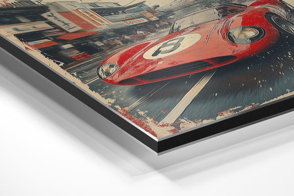 Red Racer in the City