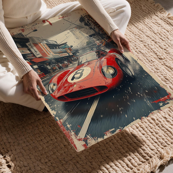 Red Racer in the City