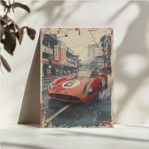 Red Racer in the City