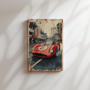 Red Racer in the City