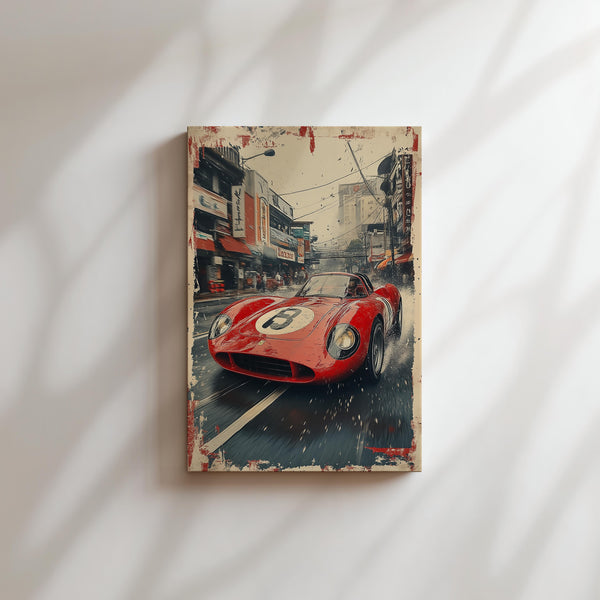 Red Racer in the City