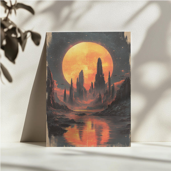 Lunar Landscape Reflection