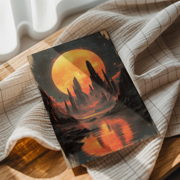 Lunar Landscape Reflection