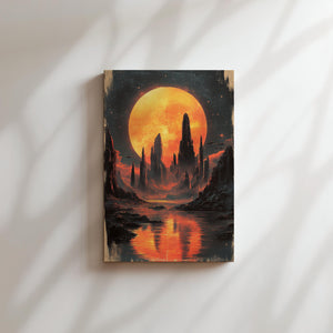 Lunar Landscape Reflection