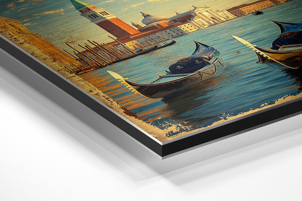 Venetian Gondola Scene