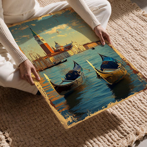 Venetian Gondola Scene