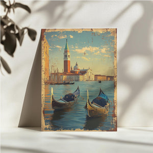 Venetian Gondola Scene