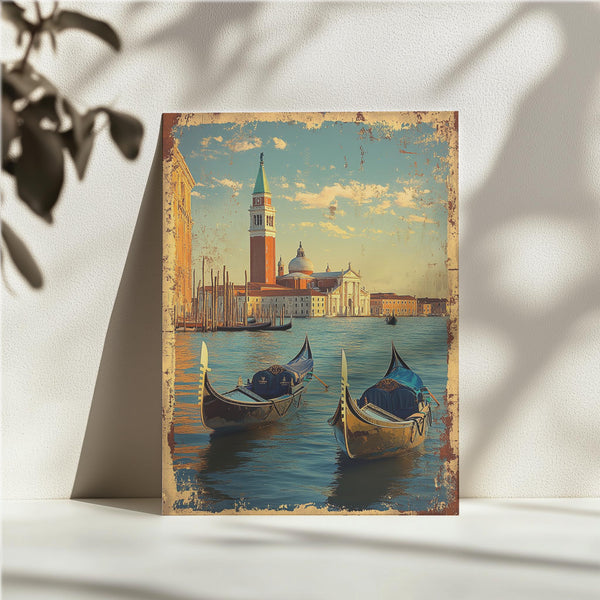 Venetian Gondola Scene