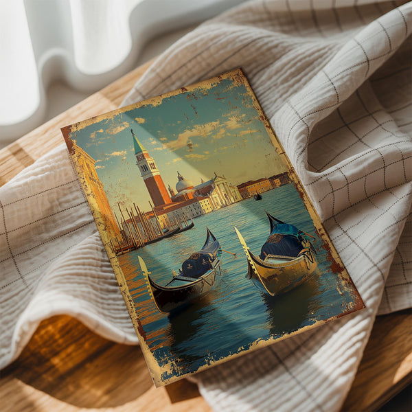 Venetian Gondola Scene