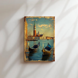 Venetian Gondola Scene