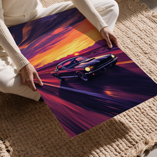 Desert Drive Twilight