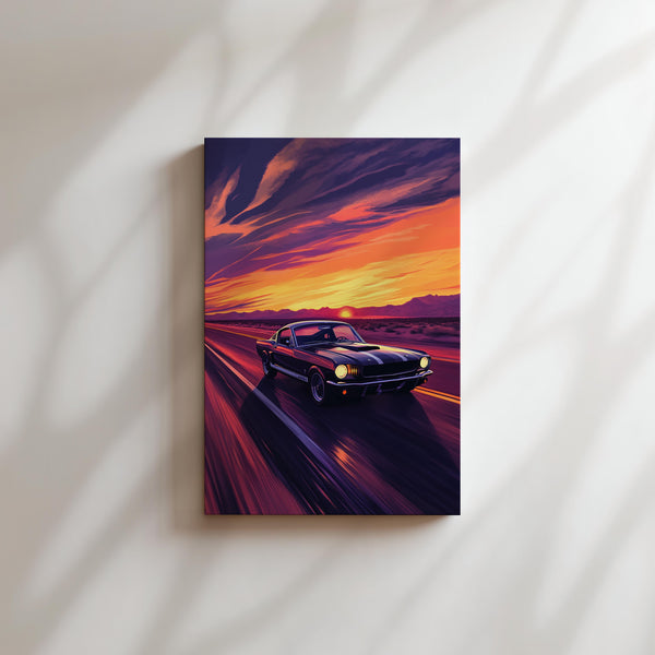 Desert Drive Twilight