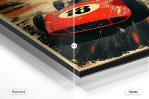 Red Classic Racing Car