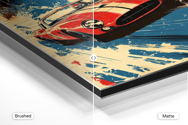 Retro Red Sports Car