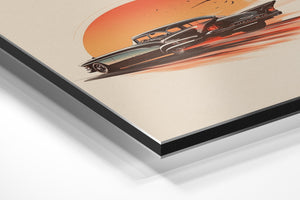Classic Car Sunset
