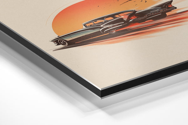 Classic Car Sunset