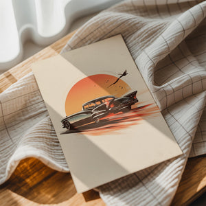 Classic Car Sunset