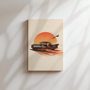 Classic Car Sunset