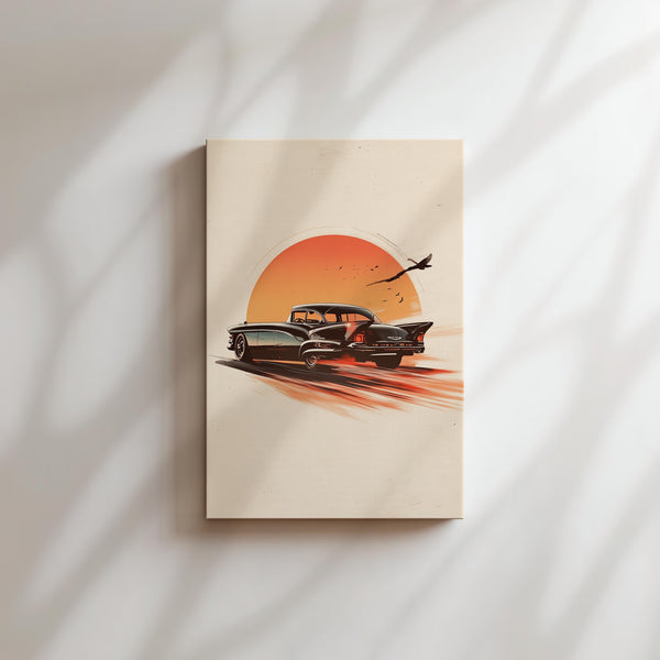 Classic Car Sunset