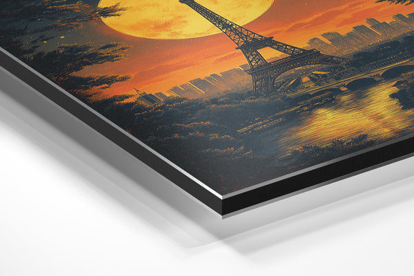 Eiffel Tower Moonrise