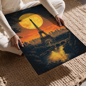 Eiffel Tower Moonrise