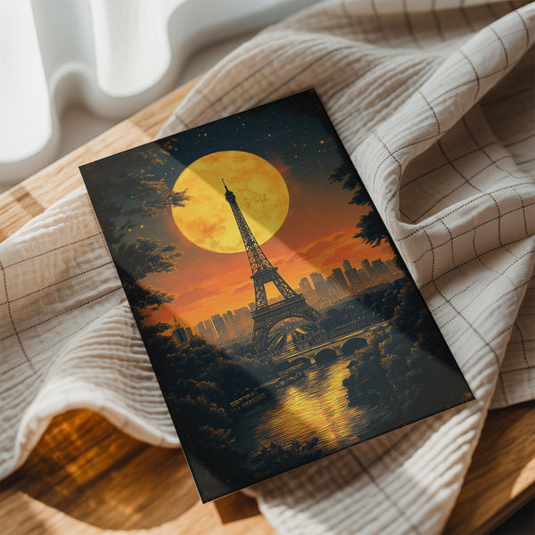 Eiffel Tower Moonrise