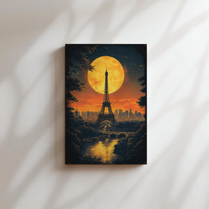 Eiffel Tower Moonrise