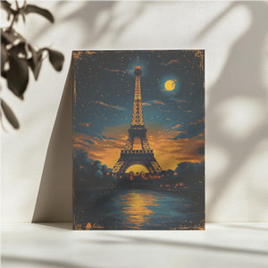 Eiffel Moonlit Glow