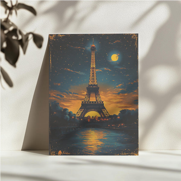 Eiffel Moonlit Glow