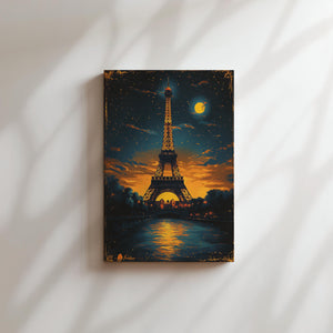 Eiffel Moonlit Glow