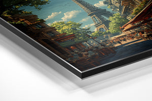 Parisian Café & Eiffel Tower