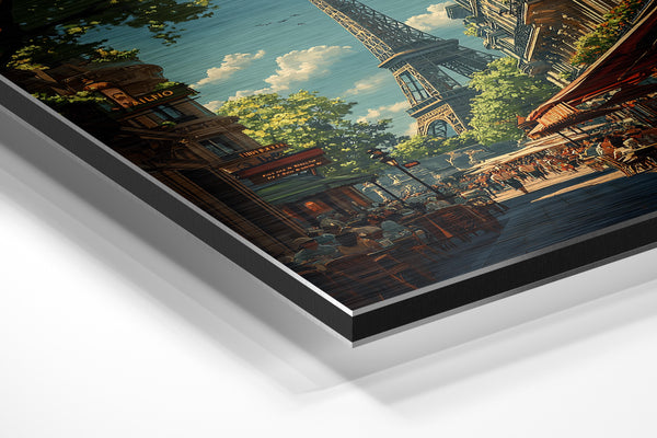 Parisian Café & Eiffel Tower