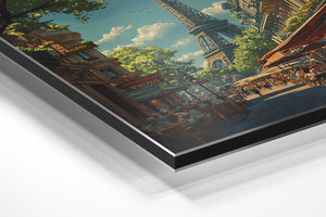 Parisian Café & Eiffel Tower