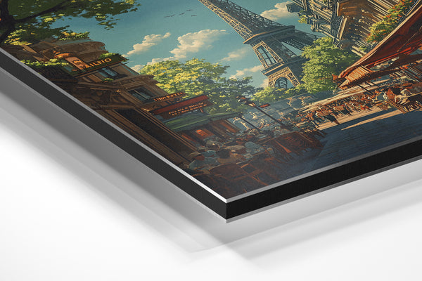 Parisian Café & Eiffel Tower