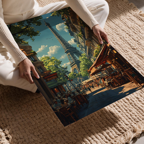 Parisian Café & Eiffel Tower