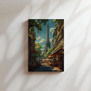 Parisian Café & Eiffel Tower