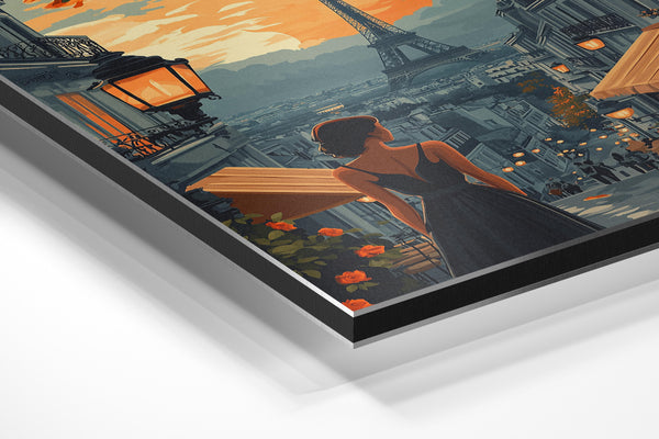 Paris Sunset Romance