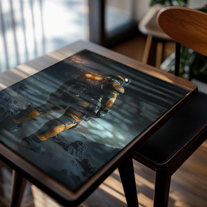 Astronaut on Alien Terrain