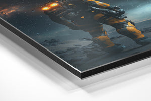 Astronaut on Alien Terrain